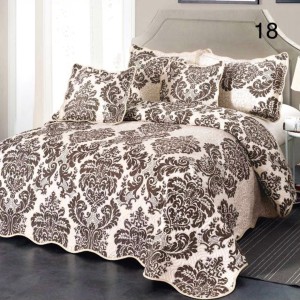 Cuvertură Pat Dublu, 5 Piese, Bumbac 100% Imprimat – Calitate Premium, Exact ca în Poză, cu Imprimeu Durabil, Crem, Maro, model royal Cuvertură Pat Dublu, 5 Piese, Bumbac 100% Imprimat – Calitate Premium, Exact ca în Poză, cu Imprimeu Durabil, Crem, Maro, model royal