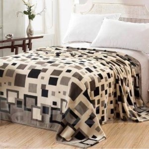 Patura pufoasa cocolino 200x230cm, 240g/mp, Gri, patratele