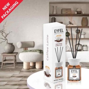 Eyfel odorizant de camera cu bete 120ml, Coffe Latte (Cafea cu lapte)