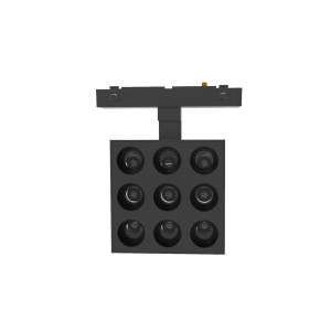 Proiector LED Sina Magnetica Aplicata, MH117, Lumina Calda, Reglabil, 18W, Negru