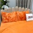 Lenjerie pat super pufoasa, COCOLINO Fluffy,  4 piese, Portocaliu degrade [6]