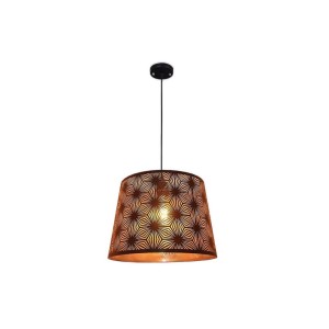 Pendul RFAN, Model C364/3, Cu Abajur, 3 X E27, Inaltime Reglabila, Negru