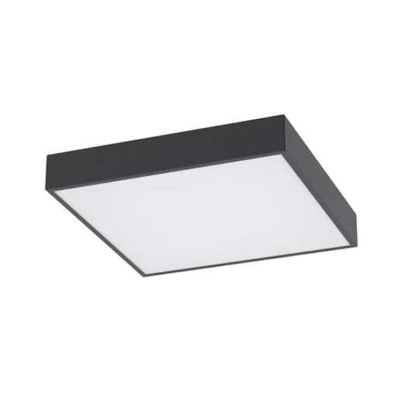 Plafoniera LED RFAN, Patrata, Mat, 30W, Lumina Rece, 6500K, Negru [1]
