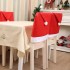 Set de 6 Huse pentru Spătarul Scaunului, Roșu, Alb, Polipropilenă, Craciun [8]