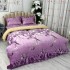 Lenjerie pat dublu, Super Pufoasa COCOLINO cu BLANITA, 4 piese, Mov, flori [4]