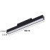 Proiector LED Sina Magnetica Incastrata, Lumina Neutra, 36W, Negru [5]