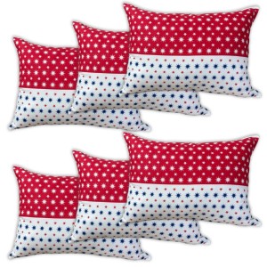 Set 6 perne dreptunghiulare 50x70cm Emboss (4+2 GRATIS), Fabricate in Romania, model cu stelute