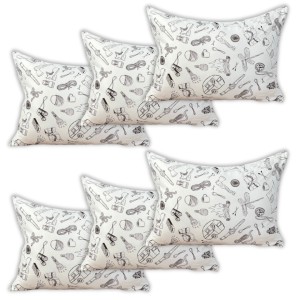 Set 6 perne dreptunghiulare 50x70cm Emboss (4+2 GRATIS), Fabricate in Romania, model clasic