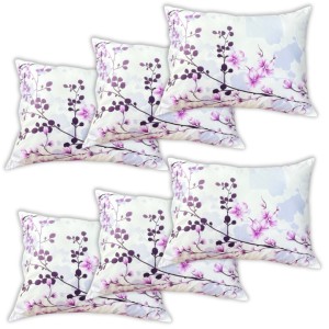 Set 6 perne dreptunghiulare 50x70cm Emboss (4+2 GRATIS), Fabricate in Romania, model cu flori