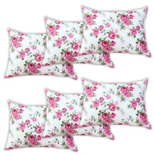 Set 6 perne dreptunghiulare 50x70cm Emboss (4+2 GRATIS), Fabricate in Romania, model cu flori