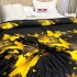 Patura CoCoLiNo, 195x210cm, Negru, Galben, fluturi [4]