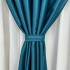 Set 2 Draperii Blackout CLASS Satinata cu fir fin de sclipici - 2m latime x 2.45m inaltime x Tiv lat, Turquoise - CR10 [8]