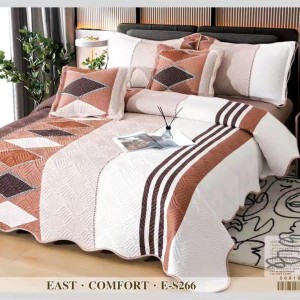 Cuvertură Pat Dublu, 5 Piese, Bumbac 100% Imprimat – Calitate Premium, Exact ca în Poză, cu Imprimeu Durabil, Bej, Maro, forme geometrice Cuvertură Pat Dublu, 5 Piese, Bumbac 100% Imprimat – Calitate Premium, Exact ca în Poză, cu Imprimeu Durabil, Bej, Maro, forme geometrice