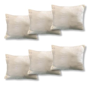 Set 6 perne dreptunghiulare 50x70cm Emboss (4+2 GRATIS), Fabricate in Romania, model crem cu oite