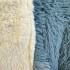  Pilota CoCoLiNo Fluffy, cu Blanita tip Sherpa, Alba, 200x230cm + 2 fete de perna 50x70cm, matlasata, Gri Albastrui [6]