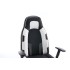 Scaun de Gaming, WF-6049, Negru/Alb [4]