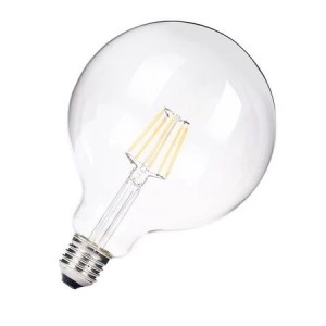 Bec LED G125 RFAN, E27, Lumina Calda, 3000K, 8W