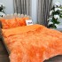 Lenjerie pat super pufoasa, COCOLINO Fluffy,  4 piese, Portocaliu degrade [4]