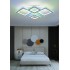 Lustra LED RFAN, Model M601/2+2, Cu Telecomanda, 3 Tipuri De Lumina Plus Lumina RGB, Intensitate Reglabila, 126W, Alb [3]