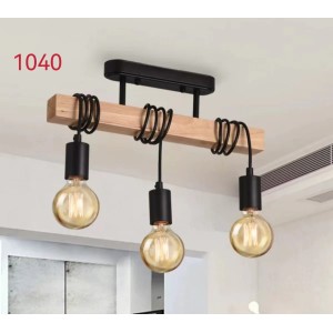 Pendul RFAN, Model 1040, 3 X E27, Inaltime Reglabila, Negru