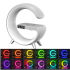 Lampa LED 16cm cu Boxa Bluetooth, incarcator Wireless, Lumini RGB Și Ceas Integrat [4]