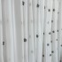 Perdea Floris din Voal Brodat - 600cm x 245cm , Rejansa pt. bara , model cu flori gri, Ivoire [2]