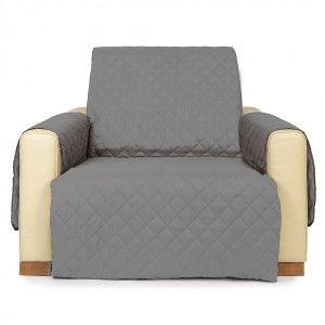 Cuvertura matlasata fotoliu, gri