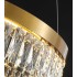 Candelabru LED RFAN, Model 9137/800*300, Textura Cristal, Metal, 74W, Auriu [3]