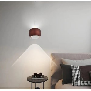 Pendul LED RFAN, Model D20900, Lumina Neutra, Inaltime Reglabila, 7W, Visiniu