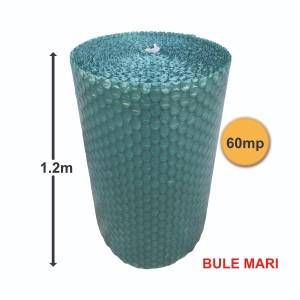 Folie Cu Bule De Aer Mari, 120 g/mp, 1.2m x 50ml (60mp), Eco