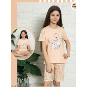 Pijama Copii Fetite Short Berfin 804-1