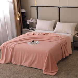 Pătură Premium, 200x230cm, cu Blăniță Shorthair si Cocolino, cu Fermoar, Roz – Lux, Căldură & Versatilitate!