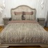 Lenjerie Pat Dublu,  FINET, 6 piese, Alb, Maro, Model Egiptean [2]