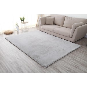 Covor Heinner shaggy soft blanita gri  70x140 cm