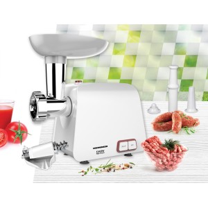 Putere maxima: 1340 W, accesoriu pentru rosii, accesoriu pentru carnati Putere maxima: 1340 W, accesoriu pentru rosii, accesoriu pentru carnati