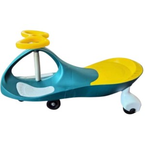 Gravity roller coaster strălucitoare LED roți verde galben