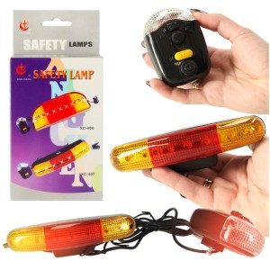 Set lumini pentru biciclete, semnalizare, claxon Set lumini pentru biciclete, semnalizare, claxon