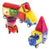 Blocuri magnetice, blocuri 3D, puzzle auto 110elemente [5]