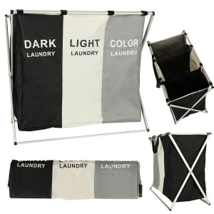 Cos de rufe cu trei compartimente,135 L