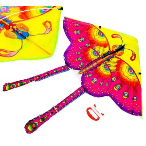 Zmeu fluture violet 90 cm