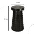 Scaun pliant, taburet extensibil, negru [2]