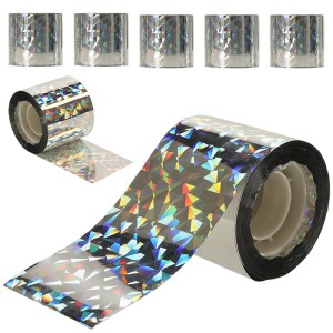 Set 5 benzi reflectorizante pentru respingere pasari 4.8cm x 50m Set 5 benzi reflectorizante pentru respingere pasari 4.8cm x 50m