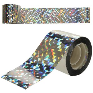 Banda reflectorizanta pentru respingere pasari, 4.8cm x 50m, 1 buc Banda reflectorizanta pentru respingere pasari, 4.8cm x 50m, 1 buc