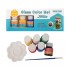 Vopsele pentru sticla ceramica porțelan set pentru pictura pe sticla 6 culori x 25ml + pensula paleta de pictura [2]