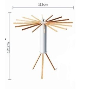 USCĂTOR DE RUFE , SUPORT HAINE ,PLIABIL, VERTICAL, GRI ,121 X 121 CM
