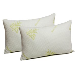 Set 2 Perne Memory Foam Aloe Vera 42x72x11cm, Fabricate in Romania