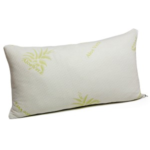 Perna Memory Foam Aloe Vera Ecologica-Antialergica 42x72x11cm, Fabricata in Romania
