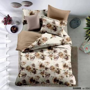 Lenjerie pat dublu, 4 piese, Bumbac 100% Poplin