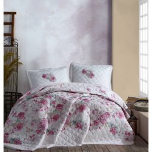 Set cuvertura de pat dublu, 3 piese, Bumbac 100%, 240x260cm, Clasy, DESIMA