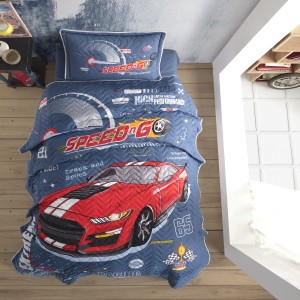 Set cuvertura de pat single, 2 piese, Bumbac 100%, 180x240cm, Clasy, EXTREME